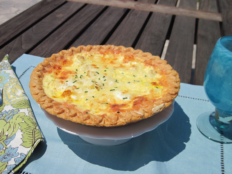 Jumbo Lump Crab Quiche