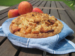 Apple Pie with a Crumble Topping